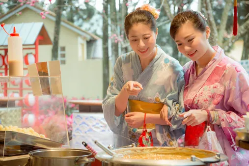 The festivals and celebrations that involve Japanese food